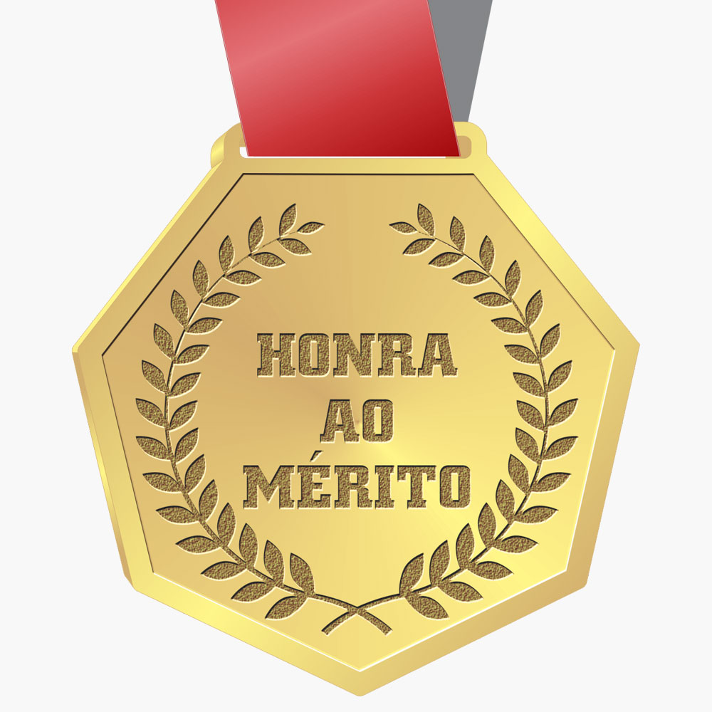 - MEDALHAS - HONRA AO MÉRITO - HONRA AO MÉRITO 030 - K2 Troféus e Medalhas