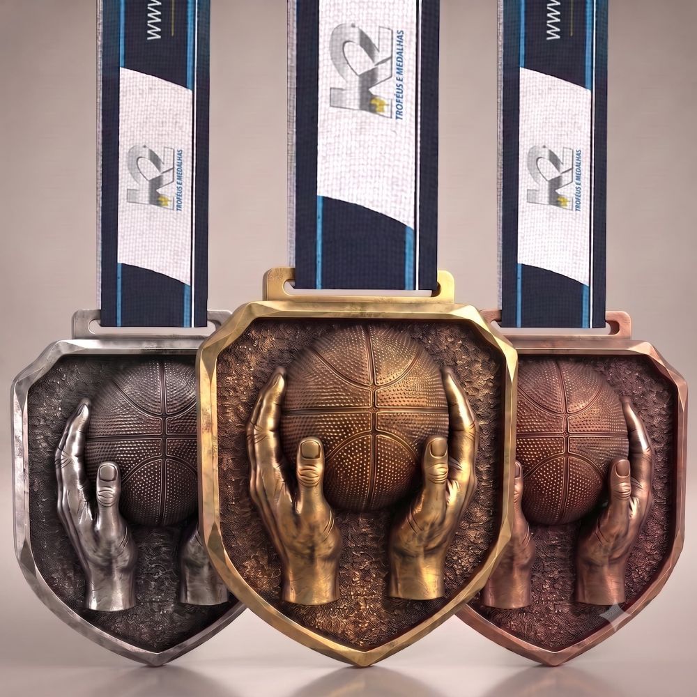 Medalha Basquete 040